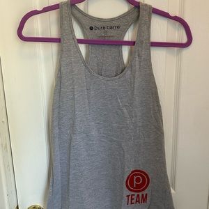 Pure Barre Gray “team” tank